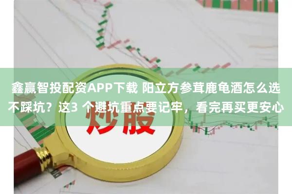 鑫赢智投配资APP下载 阳立方参茸鹿龟酒怎么选不踩坑？这3 个避坑重点要记牢，看完再买更安心